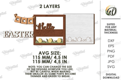3D Easter Wall Decors Bundle Laser Cut. Wall Sign SVG Product Image 5