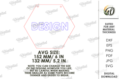 Boho Coloring Wall Sign Laser Cut. Desert SVG Product Image 2