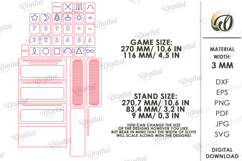 Educational Kids Game Laser Cut. Montessori Game SVG Product Image 3