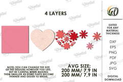 Valentine&#039;s Day Layered Wall Decors Bundle Laser Cut Product Image 5