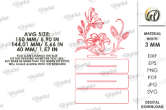 Floral Stand Decors Budle Laser Cut. Standing Home Decor SVG Product Image 5