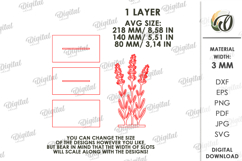 Flower Stand Laser Cut. Home Decor. Stand Decor SVG Product Image 2
