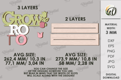 3D Spring Word Stand Laser Cut. Stand Decor SVG Product Image 2