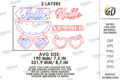 Summer Directional Signs Bundle Laser Cut. Summer Decor SVG Product Image 5