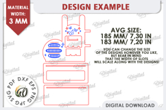 Jewelry Organizer Laser Cut. 3D Jewelry Stand SVG Product Image 2