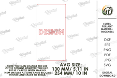 Christmas Footsteps Laser Cut. Christmas SVG Product Image 2