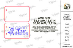 3D Mini Notepad Laser Cut. Pocket Notepad SVG Product Image 2