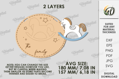 3D Baby Stroller Signs Bundle Laser Cut. Stroller Tag SVG Product Image 5