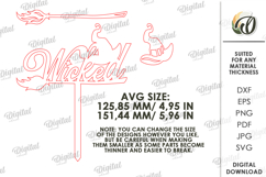Halloween Cake Topper Laser Cut. Wicked SVG Product Image 2