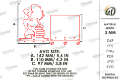 Book Stoppers Bundle Laser Cut. Bookshelf Decor SVG Product Image 7