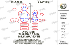 3D Animals Figurines Bundle Laser Cut. Stand Decor SVG Product Image 5