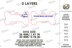 Personalized Pet Collar Tags Bundle Laser Cut. Name Tag SVG Product Image 5