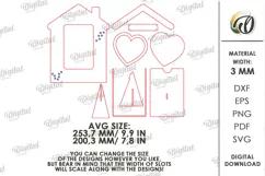 Personalized Pet Paw Print Photo Frame Laser Cut. Pet SVG Product Image 2