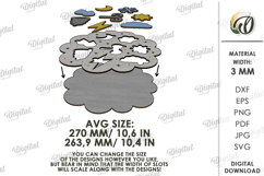 Wooden Puzzle Toy Laser Cut. Kids Montessori Toy SVG Product Image 2