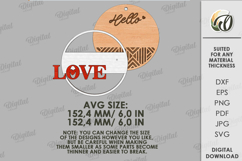 Love Decors Bundle Laser Cut. Home Decor SVG Product Image 5