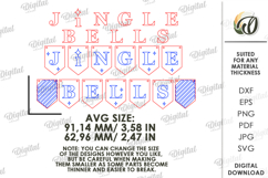 Christmas Banner Laser Cut . Christmas Decor SVG Product Image 2