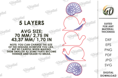 Decorative Animals Stands Bundle Laser Cut. Home Decor SVG Product Image 5