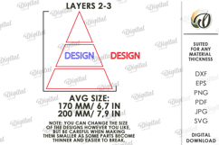 Christmas Tree Wall Decor Laser Cut. Chrisrmas Decor SVG Product Image 2