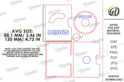 3D Easter Card Laser Cut. Easter Greeting Card SVG Product Image 3