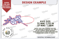 Wedding Place Card Laser Cut. Personalized Name Card SVG Product Image 2