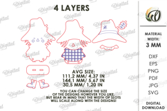 3D Fall Stand Laser Cut. Standing Decor. Scarecrow SVG Product Image 2