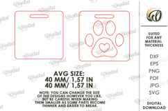 Valentine&#039;s Day Keychain Laser Cut. Valentine SVG Product Image 2