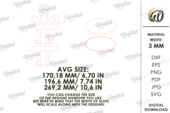 Wooden Animal Key Holder Laser Cut. Frog SVG Product Image 2