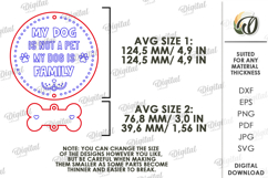 Pets Personalized Decors Laser Cut. Animal Lover Gift SVG Product Image 2