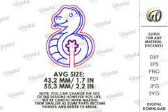 Funny Bag Clip Laser Cut. Food Clip. Snake SVG Product Image 2