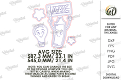 School Photo Zone Laser Cut. School Photo Booth Prop SVG Product Image 2