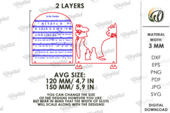 3D Religious Stand Decor Laser Cut. Standing Decor SVG Product Image 2