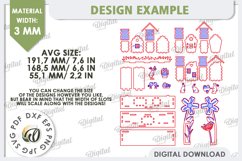 3D Easter Decor Laser Cut. Easter Stand. Spring Designs SVG Product Image 3