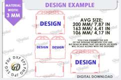 Easter Gift Box Laser Cut. Treats Box. Happy Easter SVG Product Image 3