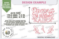 Hello Spring Wall Decor Laser Cut. Welcome Spring SVG Product Image 3