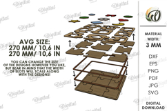 Wooden Puzzle Toy Laser Cut. Kids Montessori Toy SVG Product Image 2