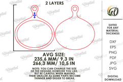 Kitchen Serving Snack Tray Laser Cut. Treat Board SVG Product Image 2