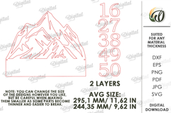 Personalized House Sign Laser Cut. House Number Plaque SVG Product Image 2