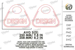 Wooden Crochet Bag Base Laser Cut. Purse Making Template SVG Product Image 2