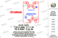Christmas Greeting Card Laser Cut. Christmas SVG Product Image 2