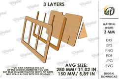Minimalist Photo Frame Laser Cut. Picture Frame SVG Product Image 2
