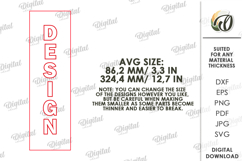 3D Farm Vertical Door Sign LaserCut. Welcome to the herd SVG Product Image 2