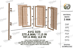 Rustic Easter Decor Set Laser Cut. Easter Stand Decor SVG Product Image 2