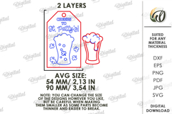 St. Patrick’s Day Gift Tags Bundle Laser Cut. Gift Label SVG Product Image 7