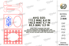3D Home Sign With Stand Laser Cut. Stand Decor SVG Product Image 2