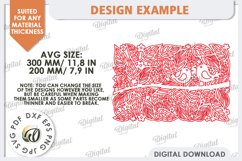 Wood Placemat Laser Cut. Home Decor. Wood Coasters SVG Product Image 2
