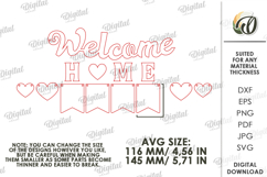 Banner Laser Cut. Home decor SVG Product Image 2