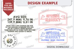 Easter Retro Signs Laser Cut Bundle. Easter Decor SVG Product Image 10