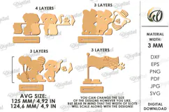 4th of July characters Laser Cut. Funny dogs SVG Product Image 2