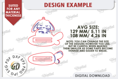 Easter Bunny Money Holder Laser Cut. Easter Gift SVG Product Image 2