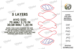 Decorative Animals Stands Bundle Laser Cut. Home Decor SVG Product Image 7
